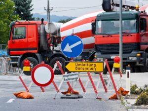 Straßenbauarbeiten Sperrung Unterlassungsverfügung